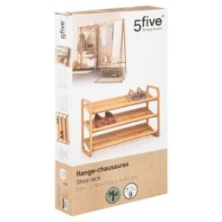 Designer Bamboo 9 Pair Shoe Storage Rack 11 Designer Bamboo 9 Pair Shoe Storage Rack -Home Furnishing Store 30944964 alt04