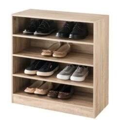 Natural 12 Pair Shoe Storage Unit 8 Natural 12 Pair Shoe Storage Unit -Home Furnishing Store 30944966 alt02