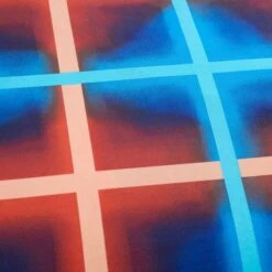 Red & Blue Neon Checks Reversible Duvet Cover And Pillowcase Set -Home Furnishing Store 30945394 alt04