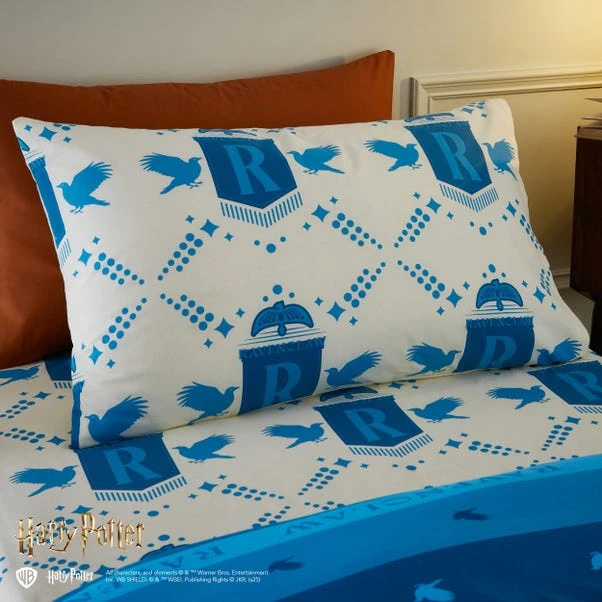Harry Potter Ravenclaw Reversible Duvet Cover And Pillowcase Set 5 Harry Potter Ravenclaw Reversible Duvet Cover And Pillowcase Set - Image 3
