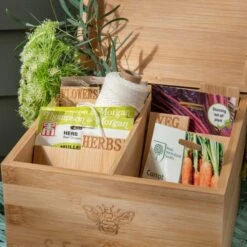 Bamboo Seed Storage Box -Home Furnishing Store 30948948 alt01