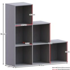 Vida Designs Durham 6 Cube Staircase Storage Unit -Home Furnishing Store 30949056 alt01