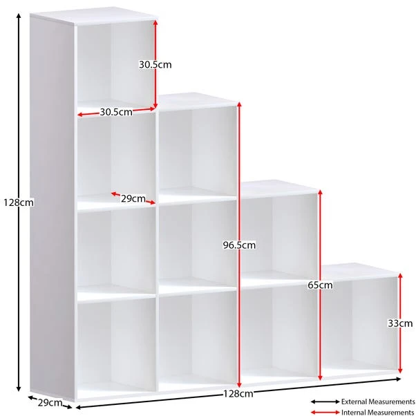 Vida Designs Durham 10 Cube Staircase Storage Unit 16 Vida Designs Durham 10 Cube Staircase Storage Unit - Image 14