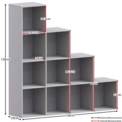 Vida Designs Durham 10 Cube Staircase Storage Unit 29 Vida Designs Durham 10 Cube Staircase Storage Unit -Home Furnishing Store 30949060 alt01