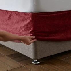 Catherine Lansfield Kingsley Matte Velvet Divan Base Bed Wrap -Home Furnishing Store 30956831 alt02
