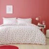 Red Hearts 100% Cotton Duvet Cover And Pillowcase Set 2 Red Hearts 100% Cotton Duvet Cover And Pillowcase Set -Home Furnishing Store 30957245