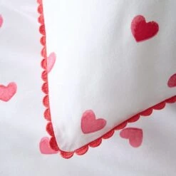 Red Hearts 100% Cotton Duvet Cover And Pillowcase Set 13 Red Hearts 100% Cotton Duvet Cover And Pillowcase Set -Home Furnishing Store 30957245 alt06