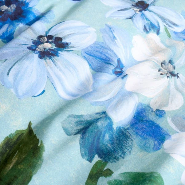 Amiri Blooms 180 Thread Count Cotton Sateen Duvet Cover & Pillowcase Set 15 Amiri Blooms 180 Thread Count Cotton Sateen Duvet Cover & Pillowcase Set - Image 13