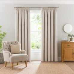 Elmore Blackout Pencil Pleat Curtains -Home Furnishing Store 30958561 alt01