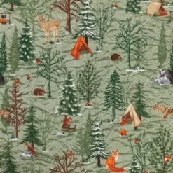 Lodge Wood 100% Cotton Duvet Cover And Pillowcase Set 24 Lodge Wood 100% Cotton Duvet Cover And Pillowcase Set -Home Furnishing Store 30959091 alt04