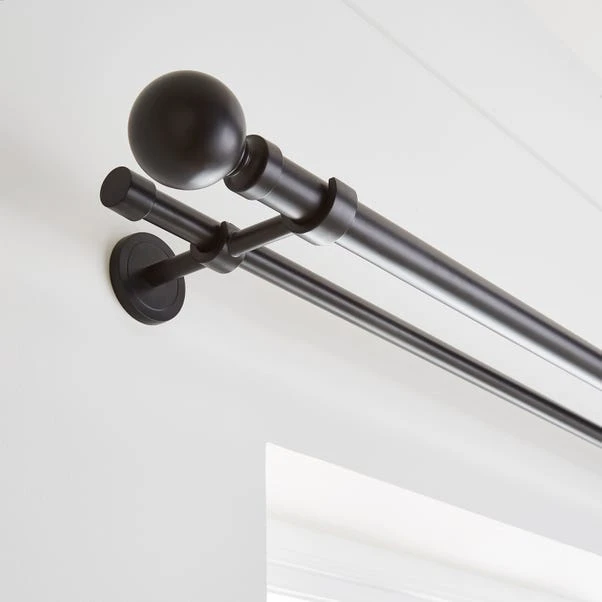 Ashton Double Layer Extendable Metal Curtain Pole 10 Ashton Double Layer Extendable Metal Curtain Pole - Image 8