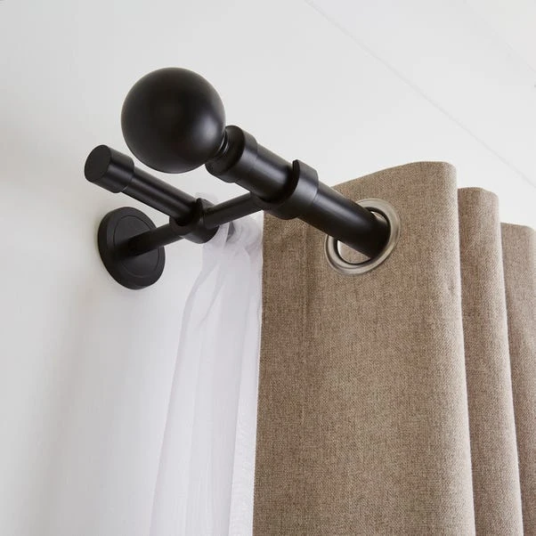 Ashton Double Layer Extendable Metal Curtain Pole 13 Ashton Double Layer Extendable Metal Curtain Pole - Image 11