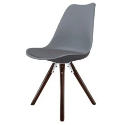 Fusion Living Soho Plastic Dining Chair With Pyramid Legs 39 Fusion Living Soho Plastic Dining Chair With Pyramid Legs -Home Furnishing Store 30960335 alt01