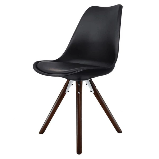 Fusion Living Soho Plastic Dining Chair With Pyramid Legs 4 Fusion Living Soho Plastic Dining Chair With Pyramid Legs - Image 2
