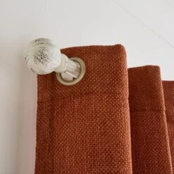 Vintage Floral Extendable Metal Curtain Pole -Home Furnishing Store 30960749 alt04