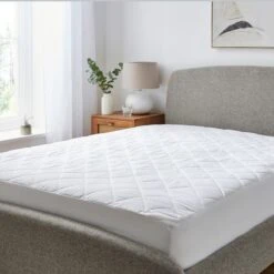 Soft Easycare Polycotton Mattress Protector -Home Furnishing Store 30961116