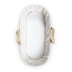 Clair De Lune White Scandi Moses Basket With Folding Stand -Home Furnishing Store 30961366 alt02