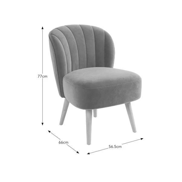 Colette Velvet Accent Chair 18 Colette Velvet Accent Chair - Image 16
