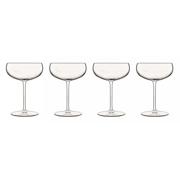 Luigi Bormioli Talismano Set Of 4 Old Martini Glasses 3 Luigi Bormioli Talismano Set Of 4 Old Martini Glasses
