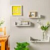 Set Of 3 Harbour Housewares Half Box Shelves 2 Set Of 3 Harbour Housewares Half Box Shelves -Home Furnishing Store 30962342