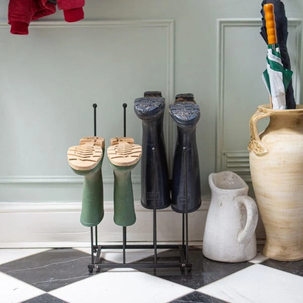 Hammer & Tongs 4 Pair Welly Stand Unit 3 Hammer & Tongs 4 Pair Welly Stand Unit