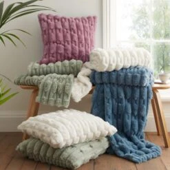 Bianca So Soft Carved Faux Fur Throw 150cm X 200cm -Home Furnishing Store 30962929 alt08