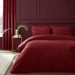 Catherine Lansfield Kingsley Soft Matt Velvet Duvet Cover And Pillowcase Set -Home Furnishing Store 30962932