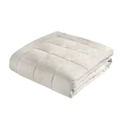 Catherine Lansfield Kingsley Matt Velvet Quilted Bedspread -Home Furnishing Store 30962934 alt01