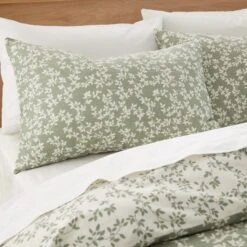 Bianca Shadow Leaves 200 Thread Count Cotton Duvet Cover And Pillowcase Set 29 Bianca Shadow Leaves 200 Thread Count Cotton Duvet Cover And Pillowcase Set -Home Furnishing Store 30963005 alt01