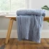Bianca Cosy Soft Cable Knit Throw 130cm X 170cm 1 Bianca Cosy Soft Cable Knit Throw 130cm X 170cm -Home Furnishing Store 30963006