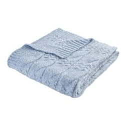 Bianca Cosy Soft Cable Knit Throw 130cm X 170cm -Home Furnishing Store 30963006 alt05
