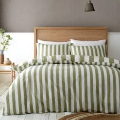 Catherine Lansfield Cove Stripe Duvet Cover And Pillowcase Set -Home Furnishing Store 30963038 alt02