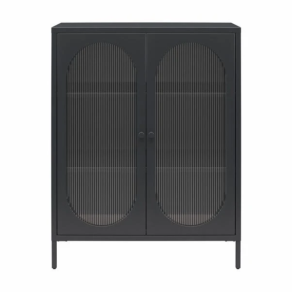 Luna Small Fluted Sideboard, Glass 19 Luna Small Fluted Sideboard, Glass - Image 17