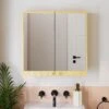 Scallop Mirror Wall Cabinet 1 Scallop Mirror Wall Cabinet -Home Furnishing Store 30963123