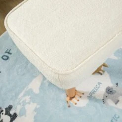 Babymore Ida Boucle Nursing Chair With Stool -Home Furnishing Store 30964207 alt03