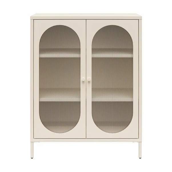 Luna Small Fluted Sideboard, Glass 11 Luna Small Fluted Sideboard, Glass - Image 9