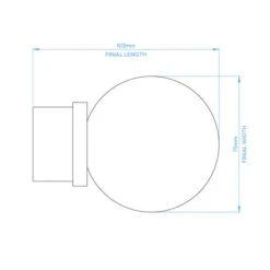 Atlanta Acrylic Curtain Pole With Rings -Home Furnishing Store 30965354 alt08