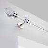 Atlanta Acrylic Curtain Pole With Rings -Home Furnishing Store 30965376