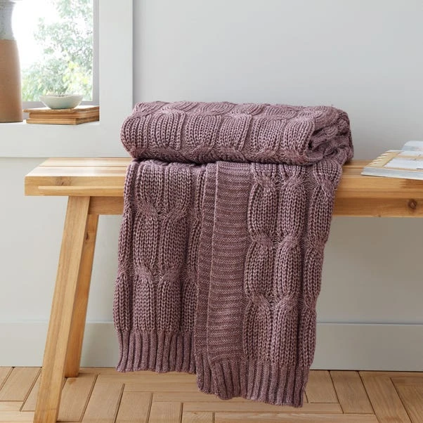 Chunky Marl Knit Throw 130cm X 170cm 17 Chunky Marl Knit Throw 130cm X 170cm - Image 15