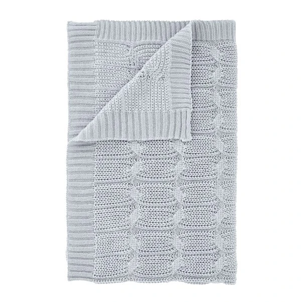 Chunky Marl Knit Throw 130cm X 170cm 12 Chunky Marl Knit Throw 130cm X 170cm - Image 10