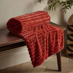 Cosy Ribbed Throw 130cm X 170cm 28 Cosy Ribbed Throw 130cm X 170cm -Home Furnishing Store 30966083
