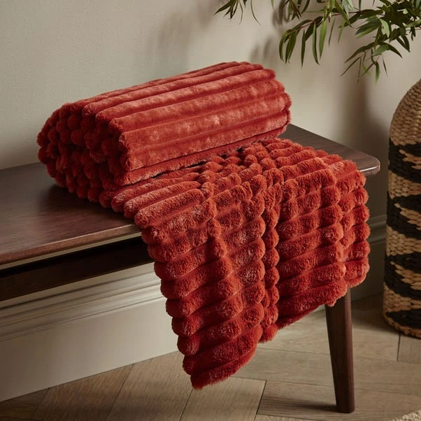Cosy Ribbed Throw 130cm X 170cm 9 Cosy Ribbed Throw 130cm X 170cm - Image 7