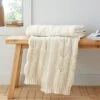 Chunky Marl Knit Throw 130cm X 170cm -Home Furnishing Store 30966084