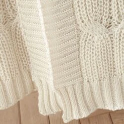 Chunky Marl Knit Throw 130cm X 170cm 25 Chunky Marl Knit Throw 130cm X 170cm -Home Furnishing Store 30966084 alt04