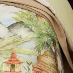 Riviera Eden Ruins 100% Cotton Duvet Cover And Pillowcase Set -Home Furnishing Store 30972764 alt04