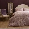 Riviera Floella Viola 100% Cotton Duvet Cover And Pillowcase Set -Home Furnishing Store 30972812
