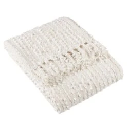 Arvo Boucle Polycotton Yarn Throw 130cm X 180cm -Home Furnishing Store 30974180 alt02