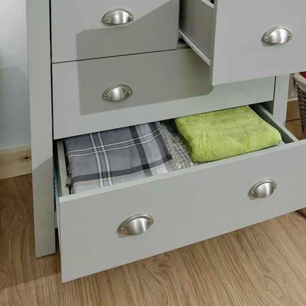 Return - Lancaster 4 Drawer Chest, Grey 5 Return - Lancaster 4 Drawer Chest, Grey - Image 3