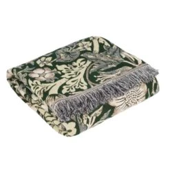 Morris & Co. Strawberry Thief Throw 130cm X 170cm -Home Furnishing Store 30982323 alt03
