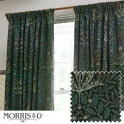 Morris & Co. Acorn Multi Jacquard Pencil Pleat Curtains -Home Furnishing Store 30982459 alt07